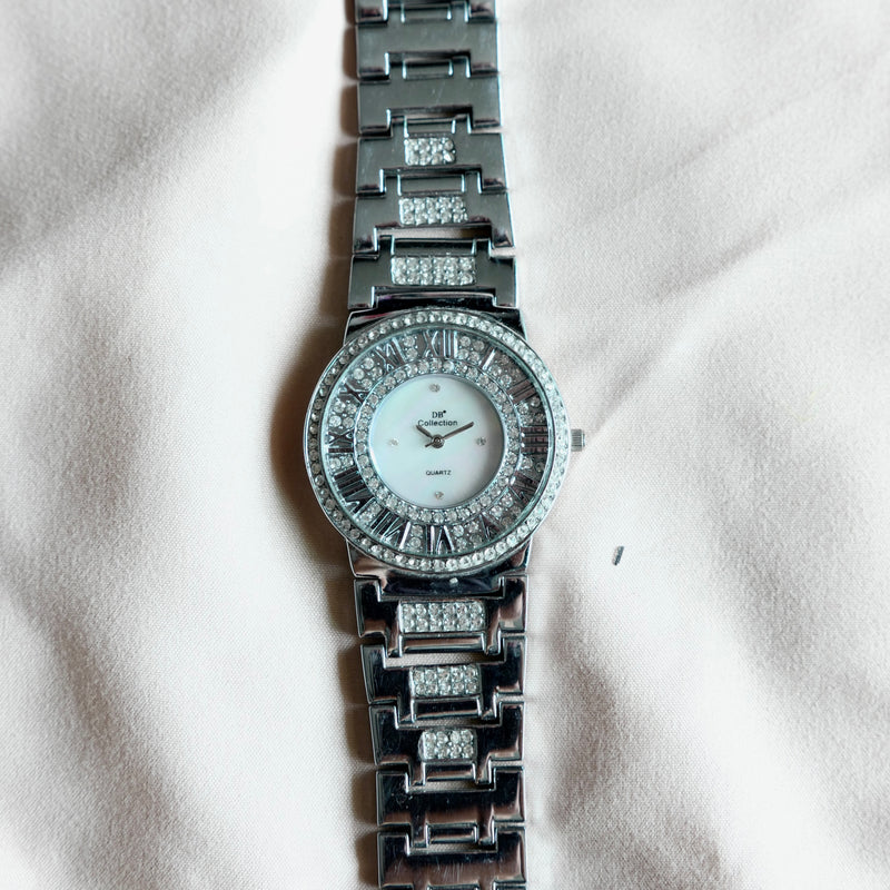 DW Collection Crystal Silver Watch