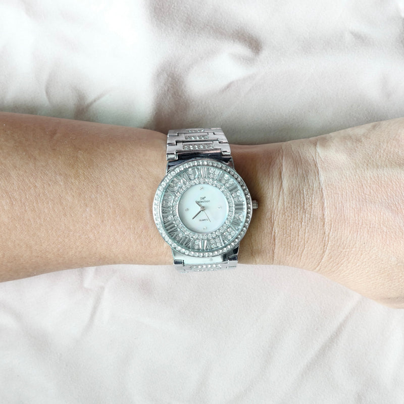 DW Collection Crystal Silver Watch