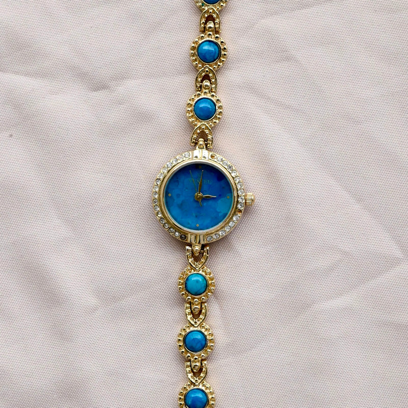 Vexcel Blue Stone Marble Watch